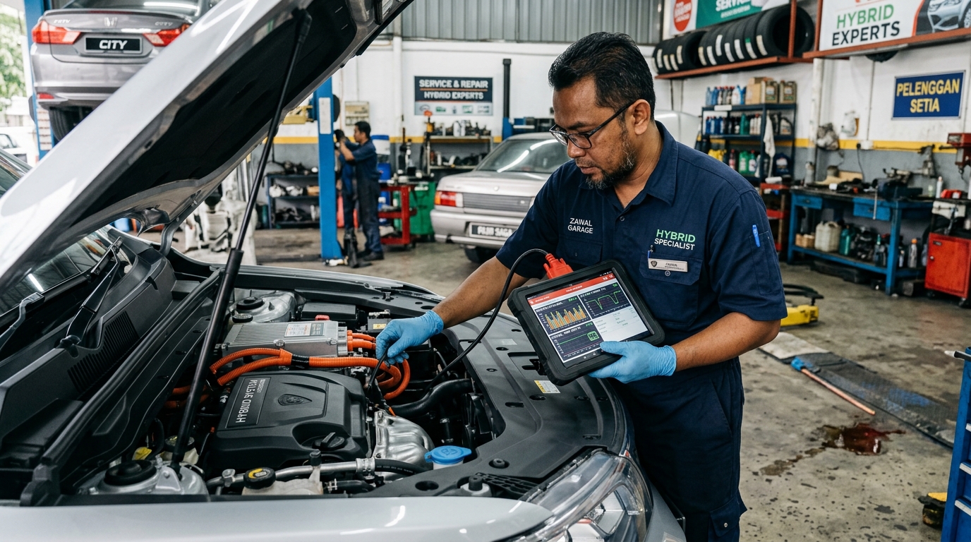 二手混合动力车 OBD 电脑检测与高压电池保养 - 东發工坊