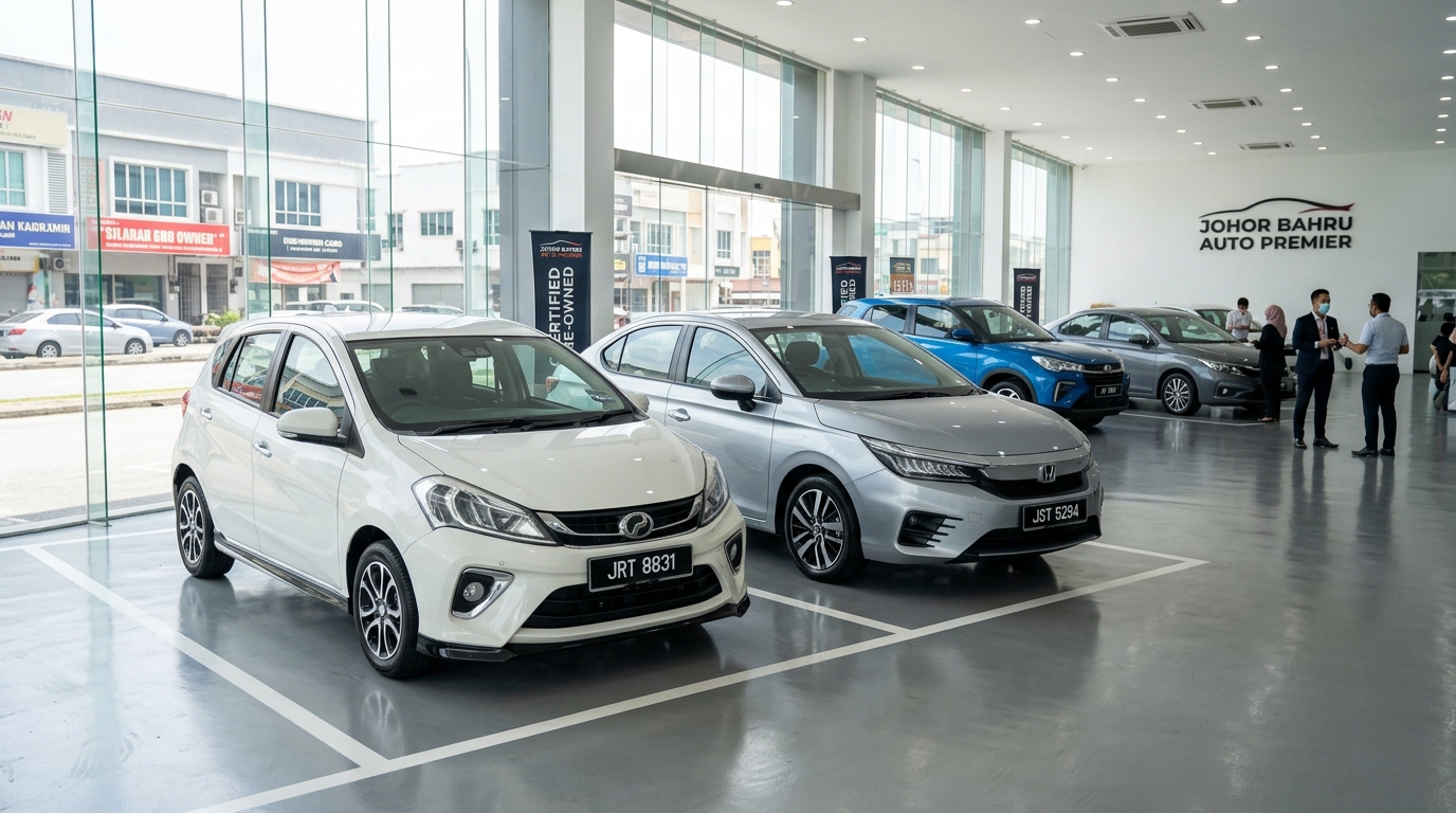 Johor Bahru Pre-Owned Cars Showroom - Budget RM20k to RM50k
